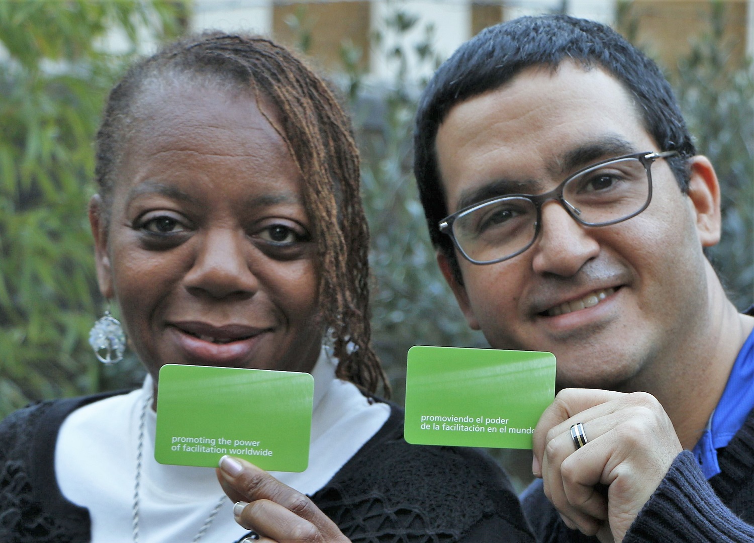 Current Regional Director Gillian Chambers alongside Hector Villarreal our former RD Gillian Chambers and Hector Villarreal